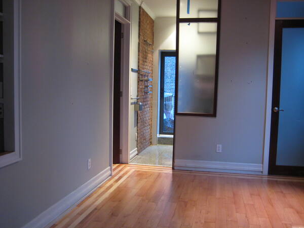 Living room and kitchen