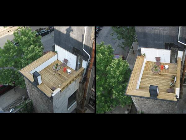 Unit 3B private roof terrace