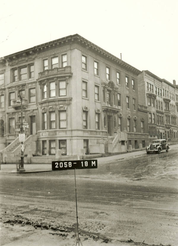 298 Convent Avenue, photographed circa 1940